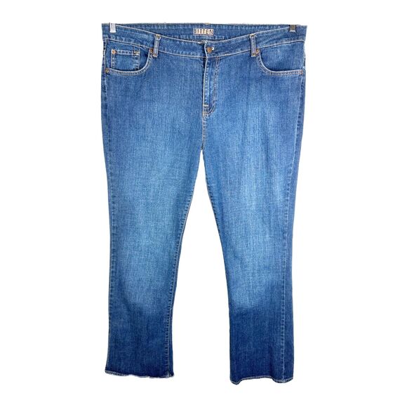 Bitten Sarah‎ Jessica Parker Plus Size 22 Jeans Dark Blue High Rise Straight 663 - Picture 1 of 9